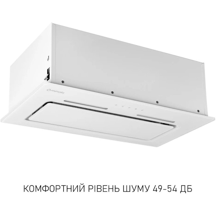 Вытяжка MINOLA HBI 6473 WH GLASS 800 LED Line