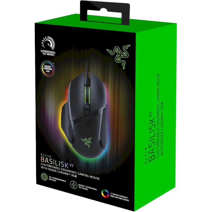 Мышь игровая RAZER Basilisk V3 35K Black (RZ01-05230100-R3M1)