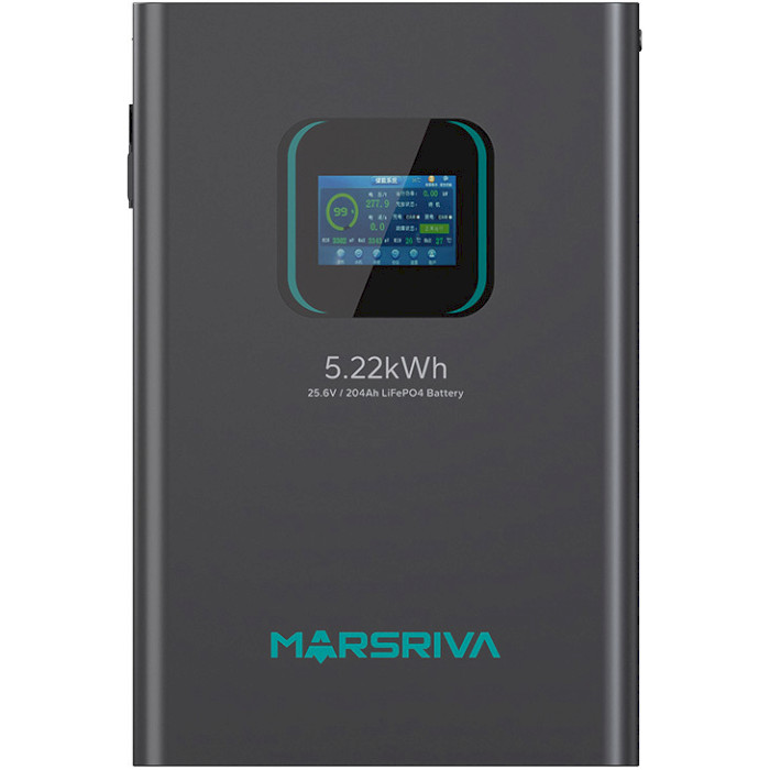 Аккумуляторная батарея MARSRIVA LiFePO4 BYD LiFePO4 25.6V 200Ah (25.6В, 200Ач, BMS) (MR-LFP24-200-WMD)