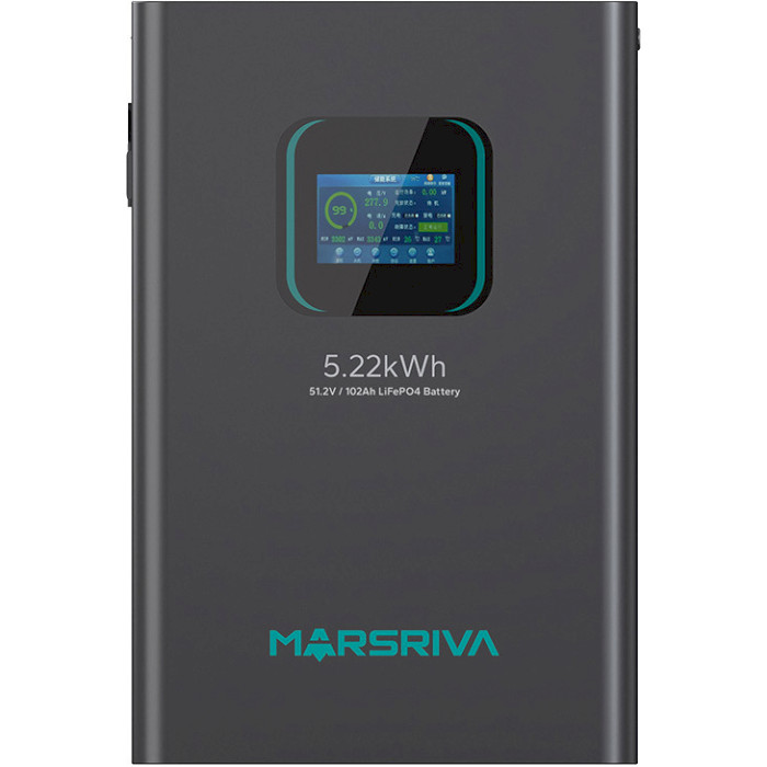 Акумуляторна батарея MARSRIVA LiFePO4 BYD LiFePO4 51.2V 100Ah (51.2В, 100Агод, BMS) (MR-LFP48-100-WMD)