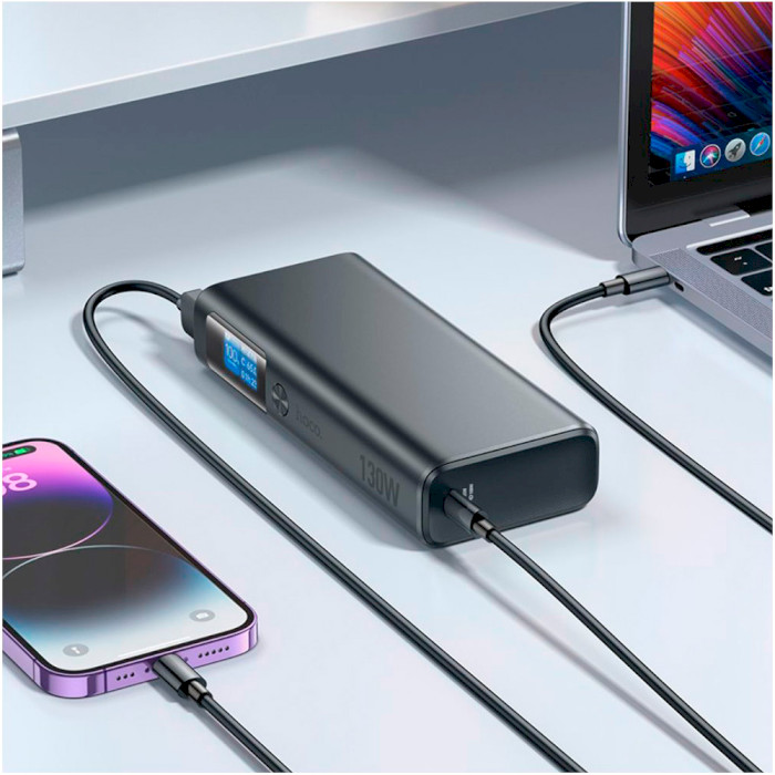 Повербанк HOCO Q17B Electric 20000mAh Space Gray