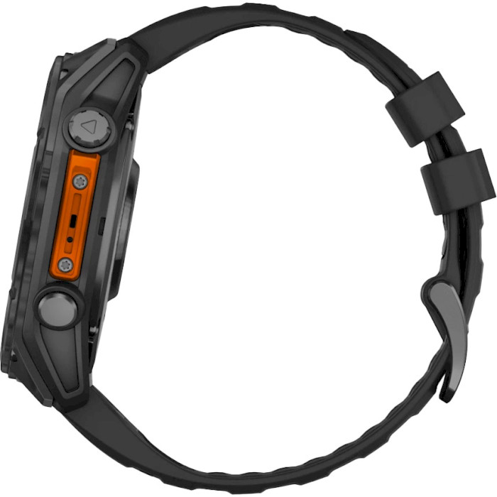 Смарт-годинник GARMIN Fenix 8 51mm Slate Gray with Black Silicone Band (010-02905-00)