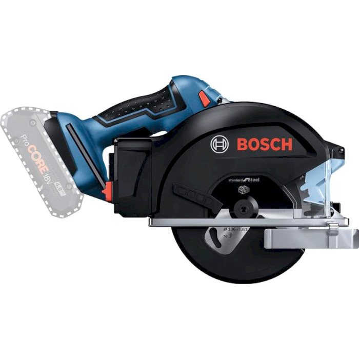 Аккумуляторная дисковая пила BOSCH GKM 18V-50 Professional (0.601.6B8.002)