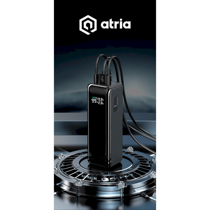 Повербанк ATRIA WPD-160S 30000mAh