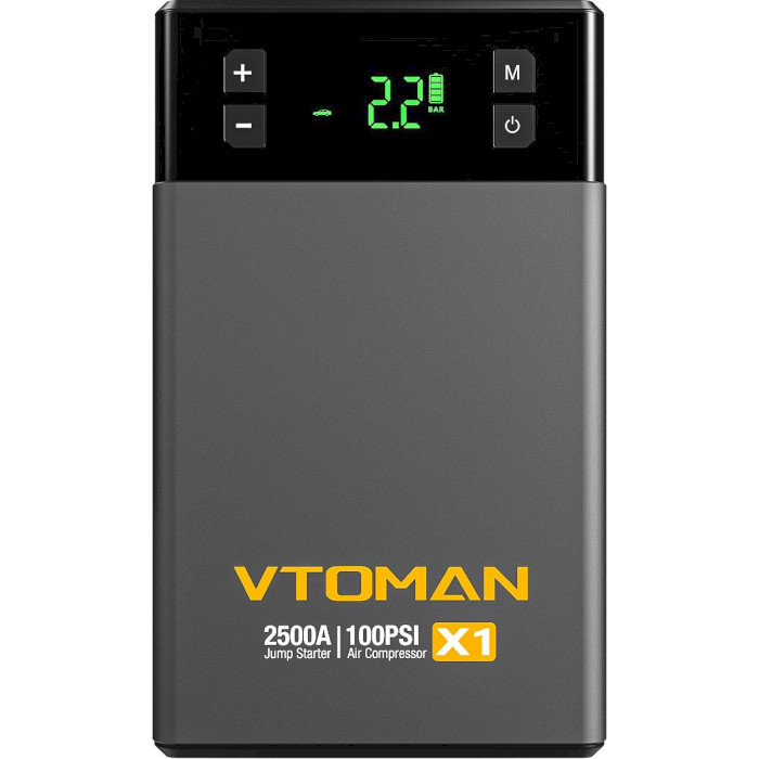 Портативний пускозарядний пристрій VTOMAN X1 Jump Starter with Air Compressor