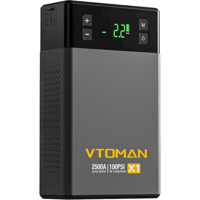 Портативний пускозарядний пристрій VTOMAN X1 Jump Starter with Air Compressor