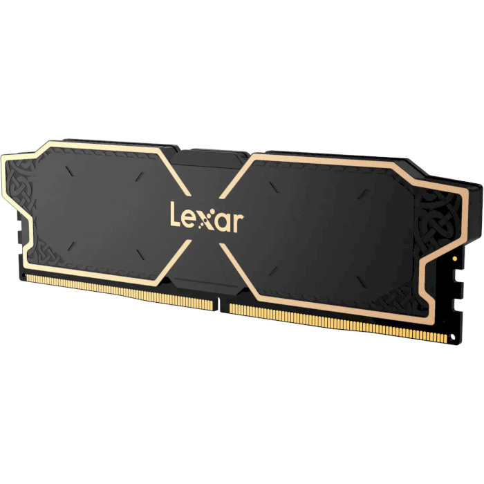 Модуль пам'яті LEXAR Thor Black DDR5 6000MHz 32GB Kit 2x16GB (LD5U16G60C38LG-RGD)