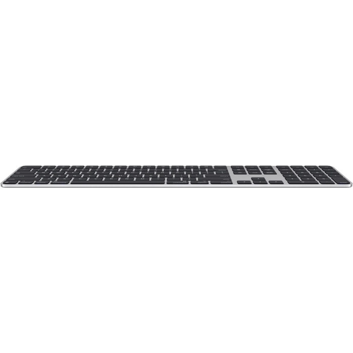 Клавіатура бездротова APPLE A3119 Magic Keyboard with Touch ID and Numeric Keypad Black Keys UA (MXK83UA/A)