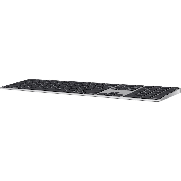 Клавіатура бездротова APPLE A3119 Magic Keyboard with Touch ID and Numeric Keypad Black Keys UA (MXK83UA/A)