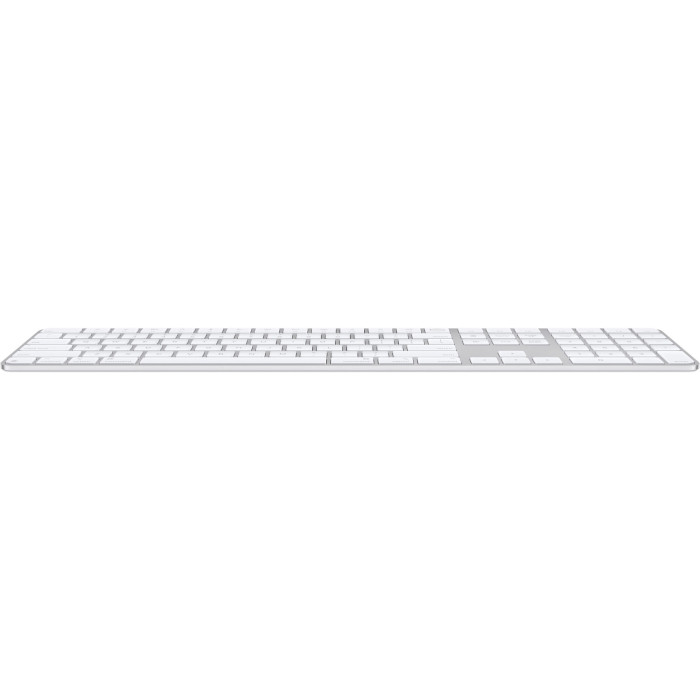 Клавіатура бездротова APPLE A3119 Magic Keyboard with Touch ID and Numeric Keypad White Keys UA (MXK73UA/A)