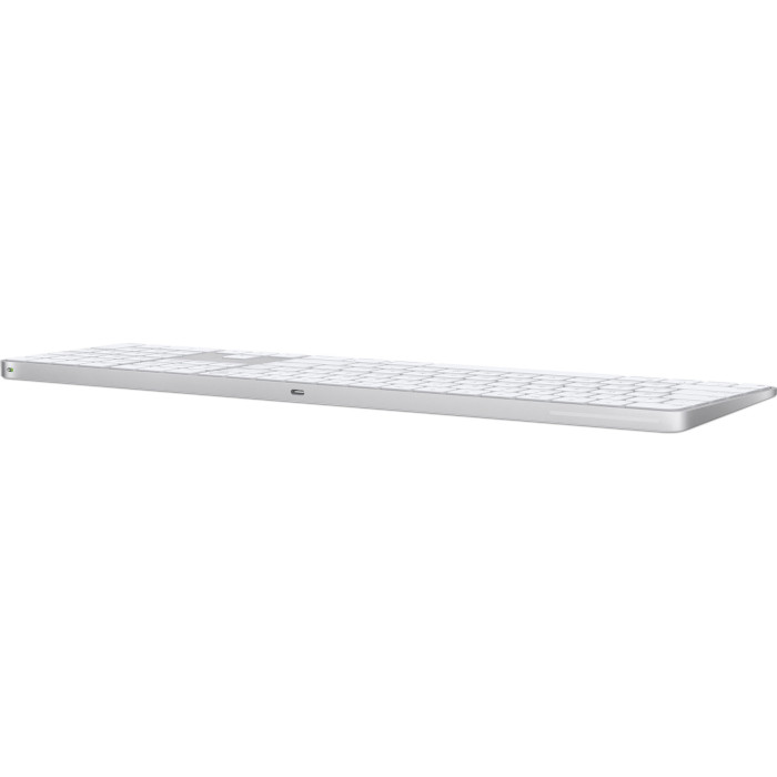 Клавіатура бездротова APPLE A3119 Magic Keyboard with Touch ID and Numeric Keypad White Keys UA (MXK73UA/A)