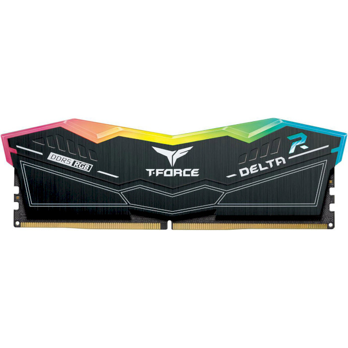 Модуль памяти TEAM T-Force Delta RGB Black DDR5 7200MHz 32GB Kit 2x16GB (FF3D532G7200HC34ADC01)