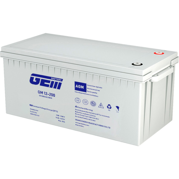 Акумуляторна батарея GEM BATTERY GM 12-200 (12В, 200Агод)