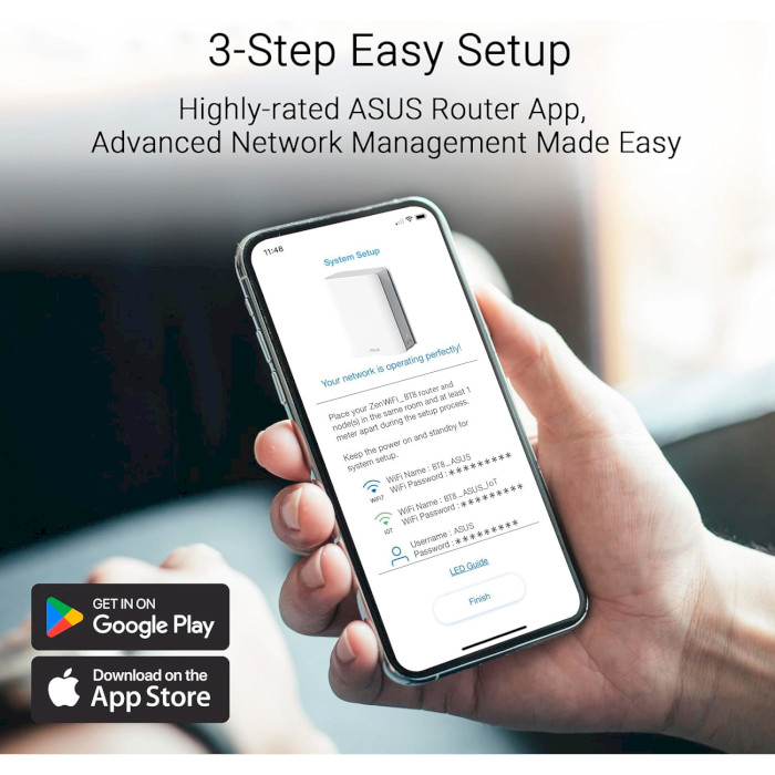 Wi-Fi Mesh система ASUS ZenWiFi BT8 2-pack