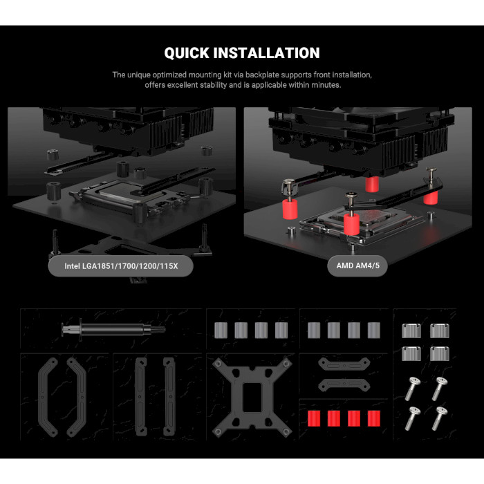 Кулер для процесора ID-COOLING IS-40-XT Black