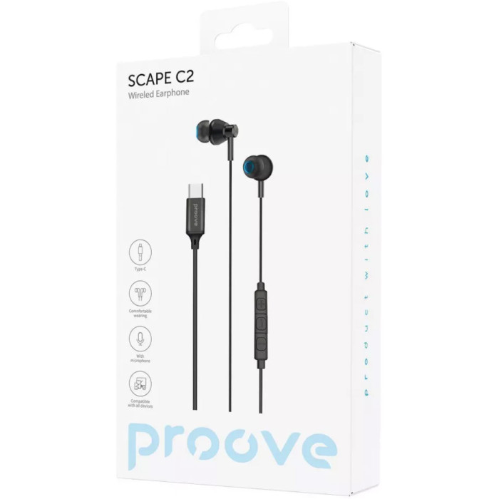 Наушники PROOVE Scape C2 Black