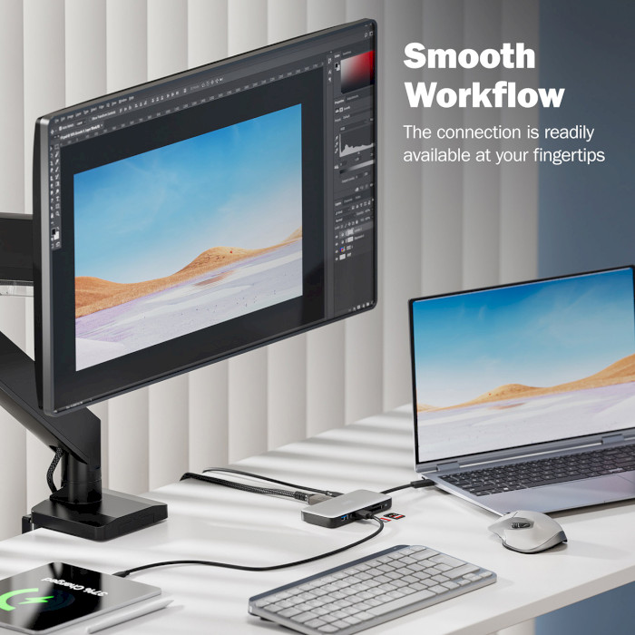 Порт-реплікатор DIGITUS USB-C 7-Port Docking Station (DA-70914)