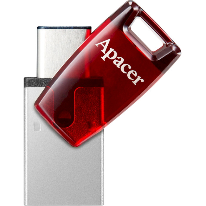 Флешка APACER AH180 USB/USB-C3.2 128GB (AP128GAH180R-1)