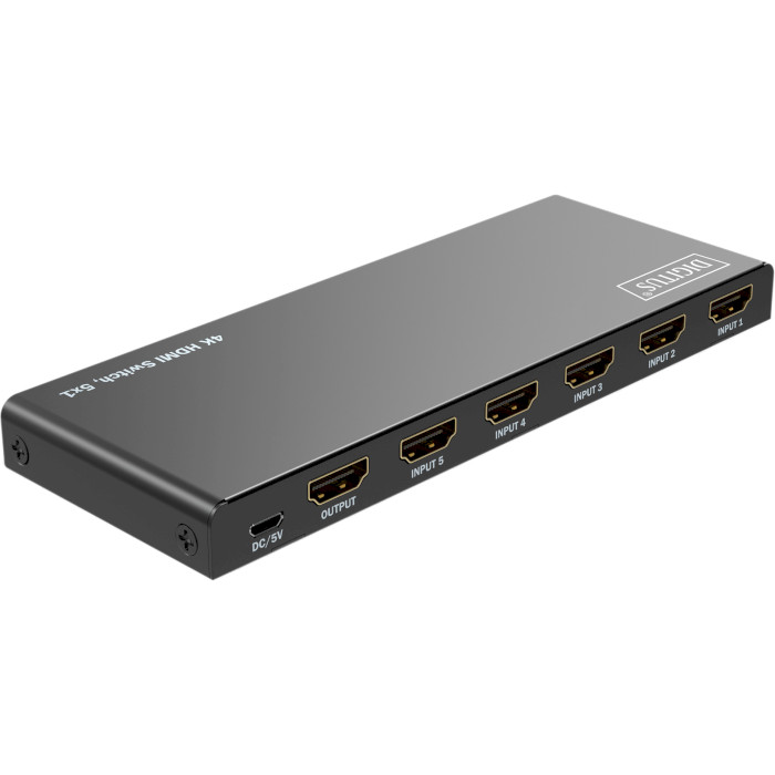 HDMI світч 5 to 1 DIGITUS 4K HDMI 5x1 (DS-55332)