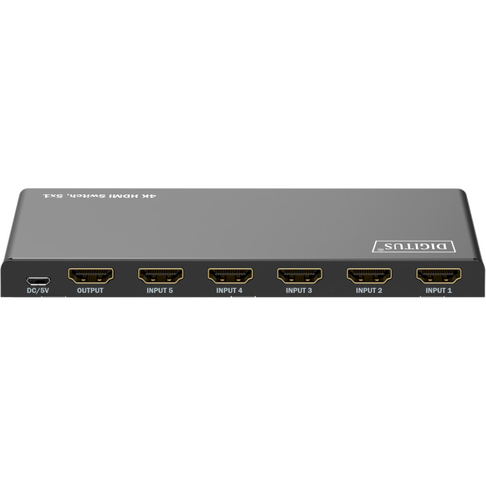 HDMI світч 5 to 1 DIGITUS 4K HDMI 5x1 (DS-55332)