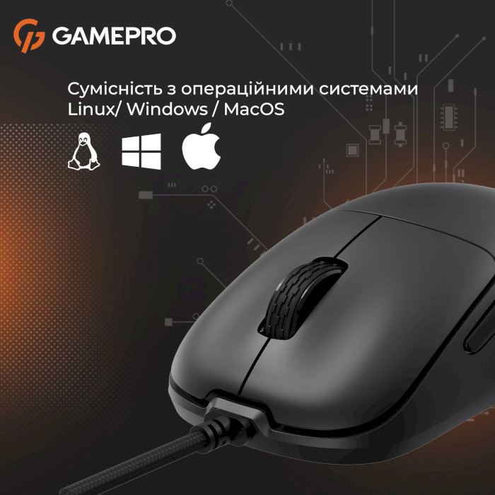 Мышь игровая GAMEPRO GM690 Black