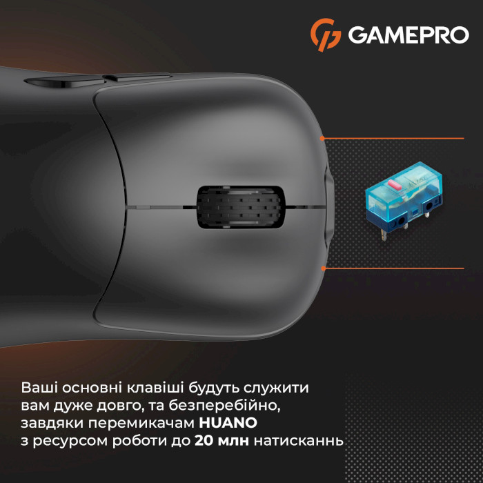 Миша ігрова GAMEPRO GM990 Black