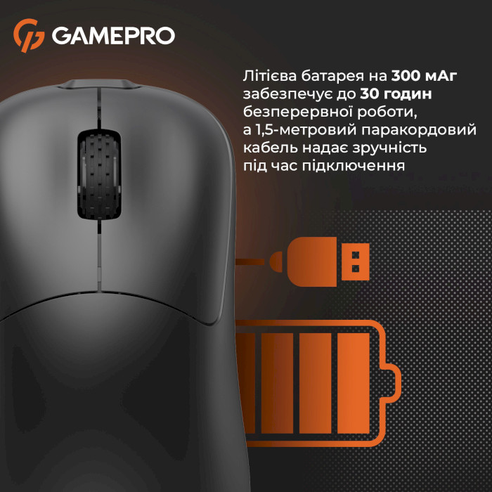 Миша ігрова GAMEPRO GM990 Black