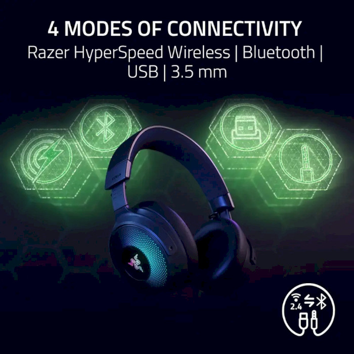 Навушники геймерскі RAZER Kraken V4 Pro (RZ04-05160100-R3M1)