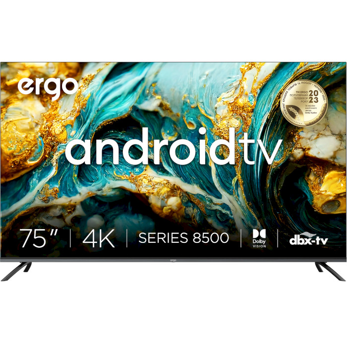 Телевізор ERGO 75" LED 4K 75GUS8500