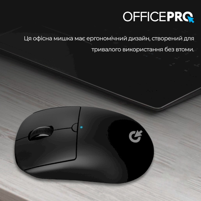 Мышь OFFICEPRO M307B Silent Click Wireless Black