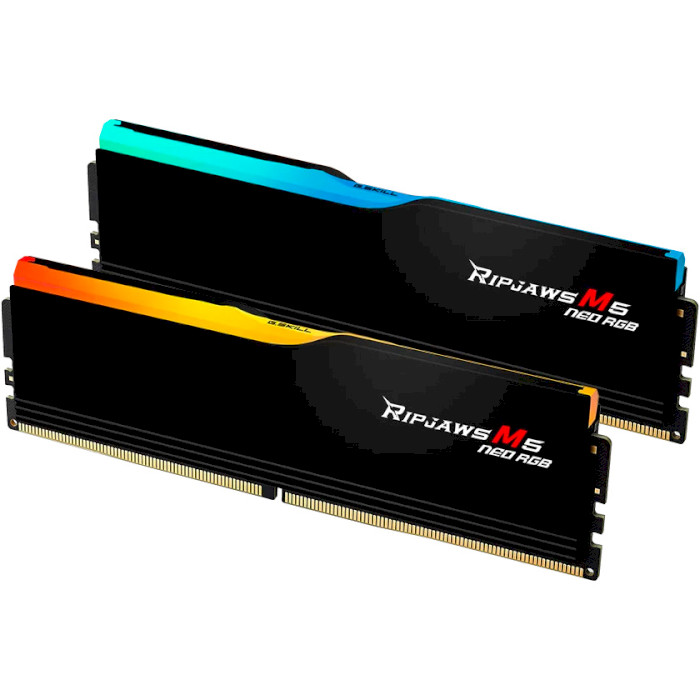 Модуль пам'яті G.SKILL Ripjaws M5 Neo RGB Matte Black DDR5 6000MHz 32GB Kit 2x16GB (F5-6000J3636F16GX2-RM5NRK)