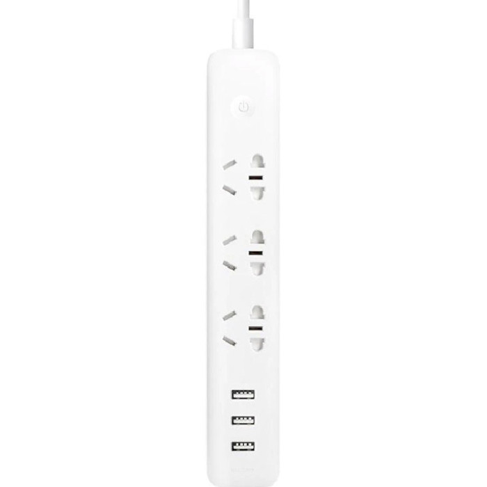 Мережевий фільтр AIGO Power Strip White, 3 розетки, 3xUSB, 2м