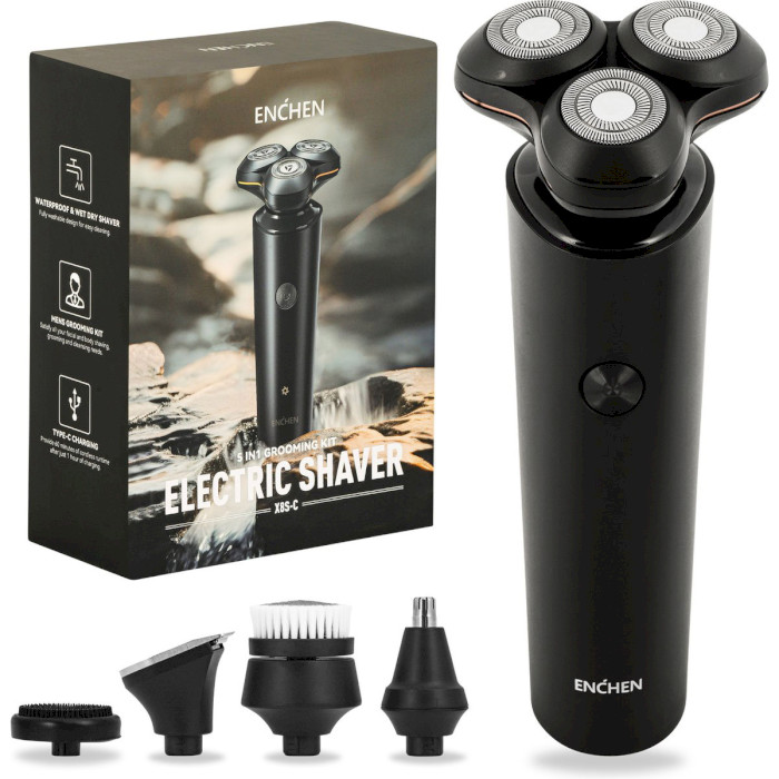 Електробритва ENCHEN Rotary Shaver X8-C Set