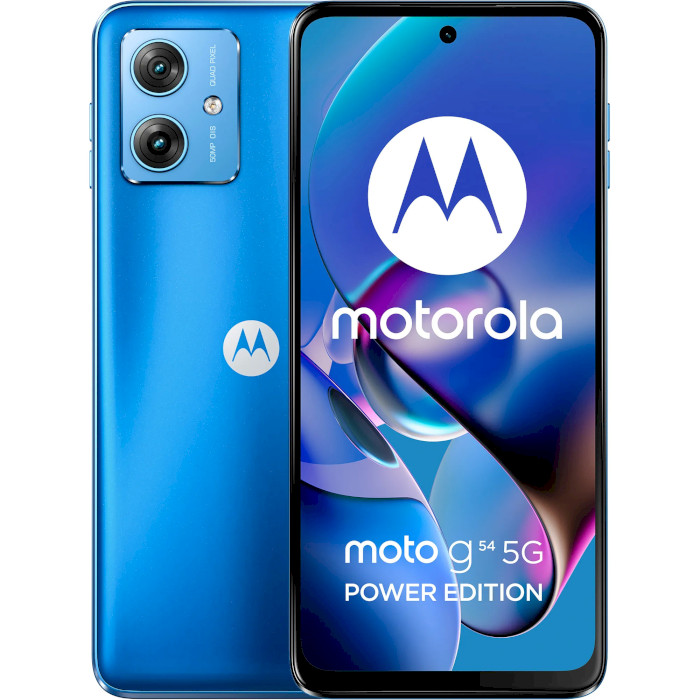 Смартфон MOTOROLA Moto G54 Power 8/256GB Pearl Blue (PB0W0019UA)