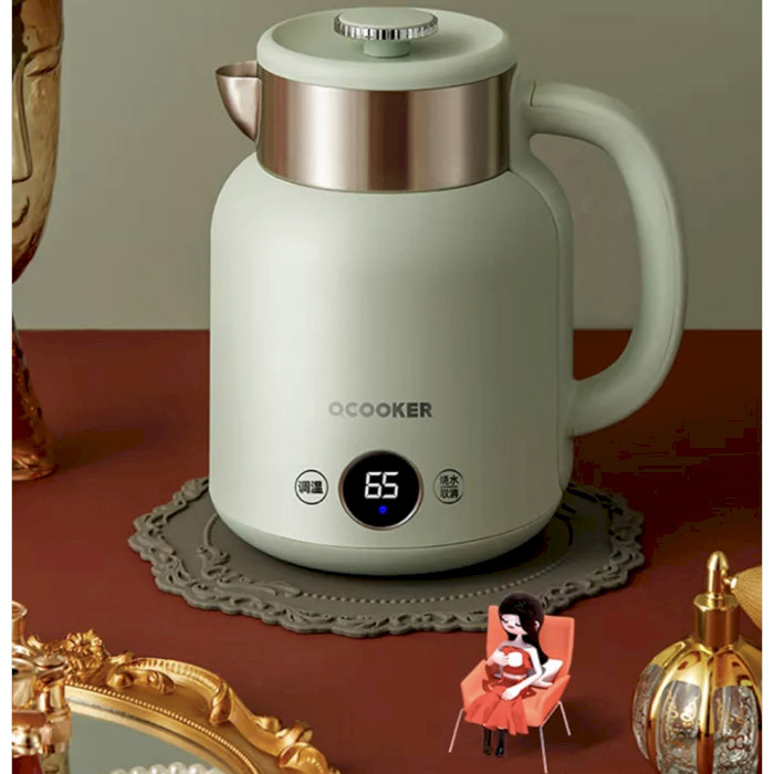 Электрочайник QCOOKER Electric Kettle Green (CR-SH1501-GR)