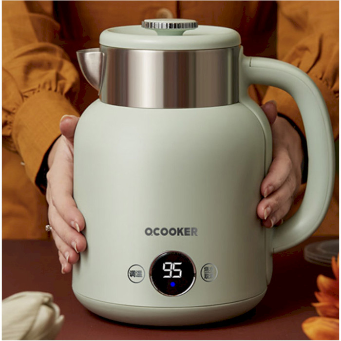 Электрочайник QCOOKER Electric Kettle Green (CR-SH1501-GR)