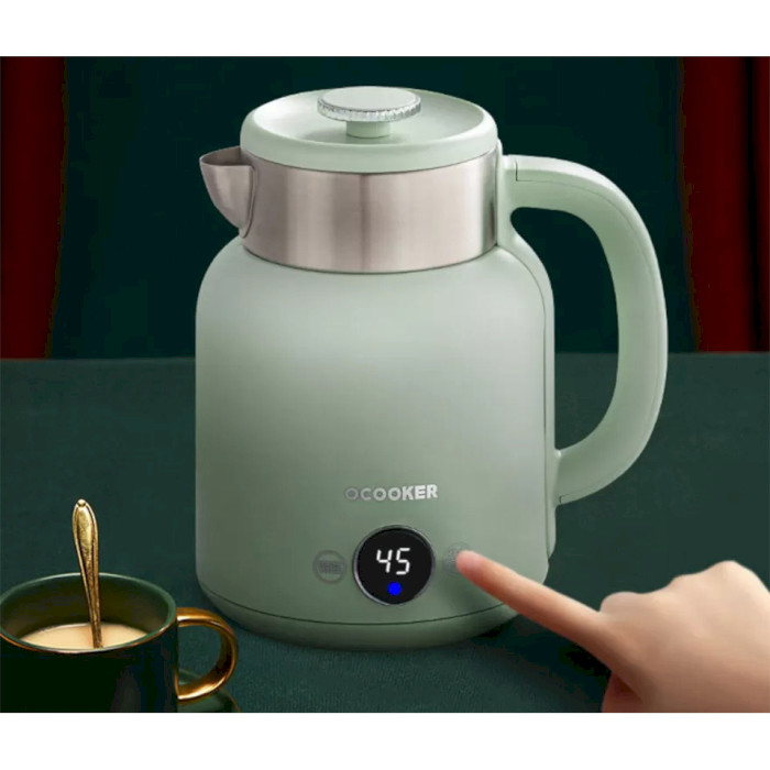 Электрочайник QCOOKER Electric Kettle Green (CR-SH1501-GR)