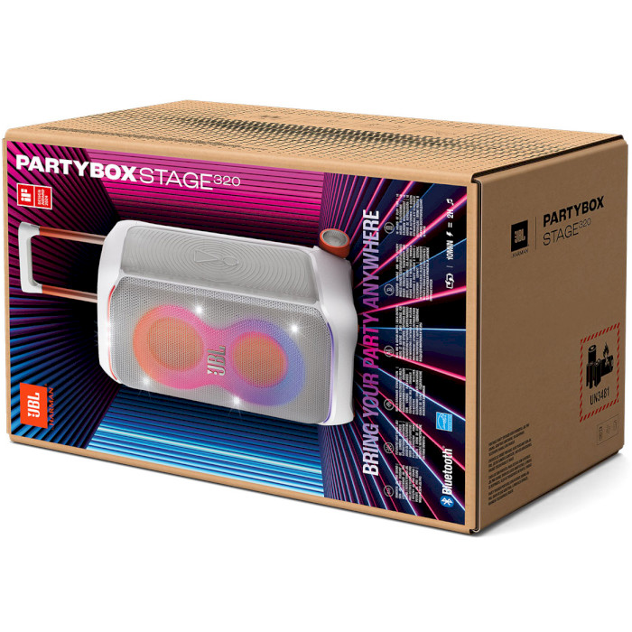 Акустическая система JBL PartyBox Stage 320 White (JBLPBSTAGE320SWEP)