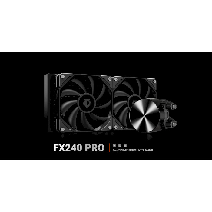 Система водяного охолодження ID-COOLING FX240 Pro Black