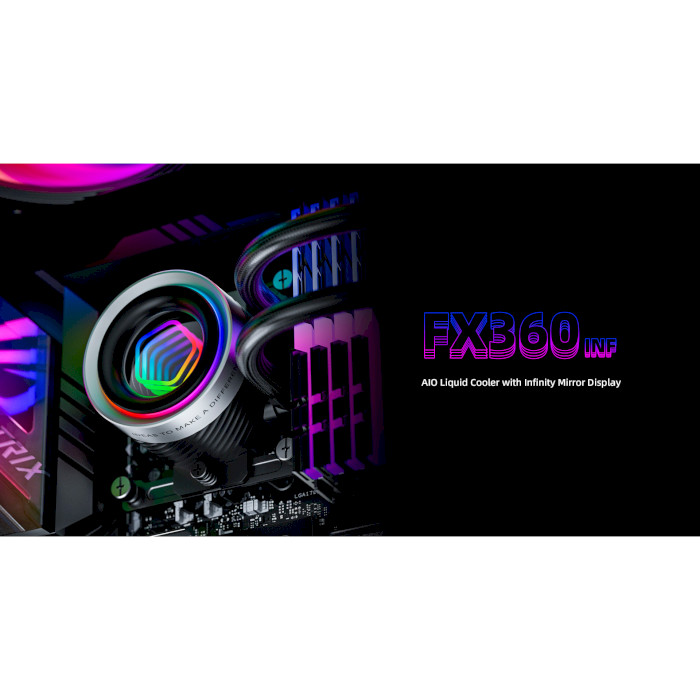 Система водяного охолодження ID-COOLING FX360 INF Black