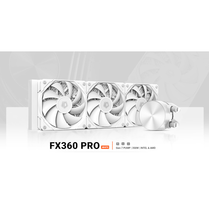 Система водяного охолодження ID-COOLING FX360 Pro White