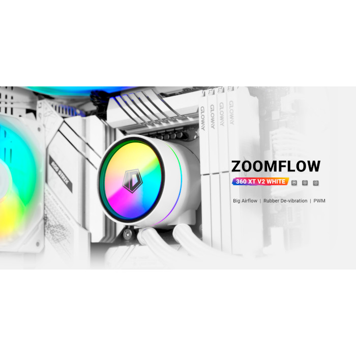 Система водяного охолодження ID-COOLING ZoomFlow 360 XT V2 White