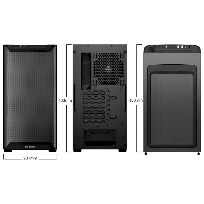 Корпус BE QUIET! Pure Base 501 Airflow Window Black (BGW74)