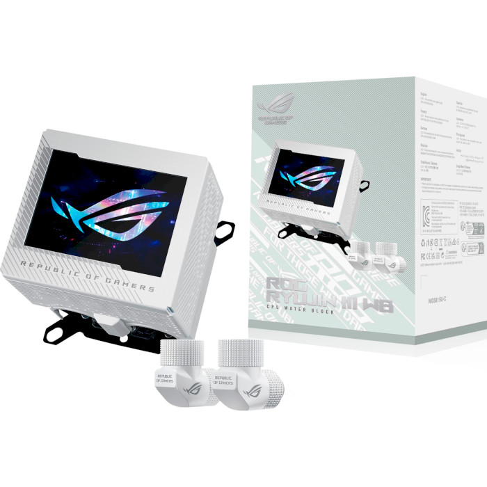 Водоблок ASUS ROG Ryujin III WB White Edition