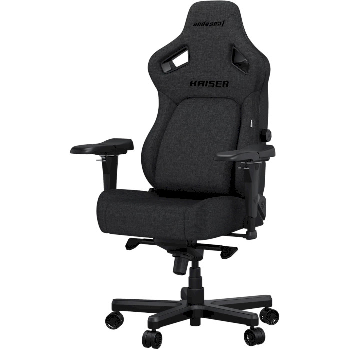 Кресло геймерское ANDA SEAT Kaiser 4 Fabric Size XL Dark Gray