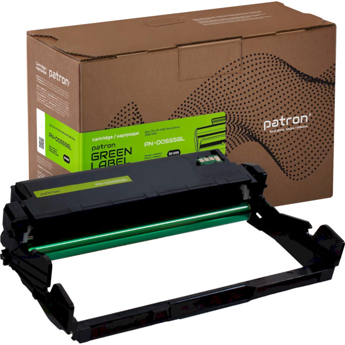 Фотобарабан PATRON Green Label совместимый с Xerox 101R00555 Black (PN-00555GL)