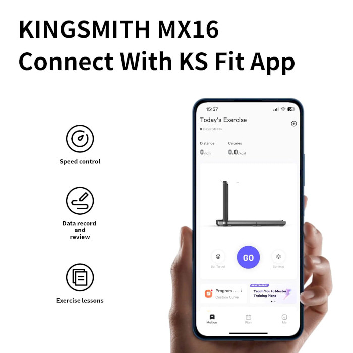 Бігова доріжка XIAOMI KINGSMITH WalkingPad MX16