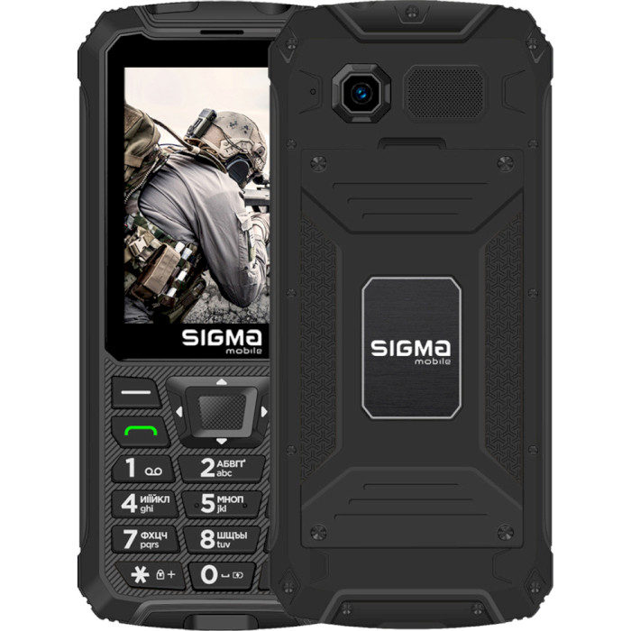 Мобільний телефон SIGMA MOBILE X-treme PR68 Type-C Black (4827798122419)