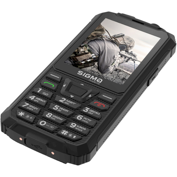 Мобільний телефон SIGMA MOBILE X-treme PR68 Type-C Black (4827798122419)