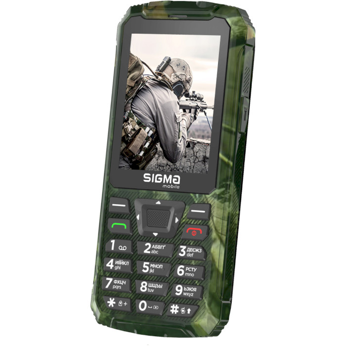 Мобільний телефон SIGMA MOBILE X-treme PR68 Type-C Khaki (4827798122426)